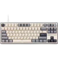 Клавиатура Royal Kludge R87 Pro RGB Half Grey (RK Cream) фото 1